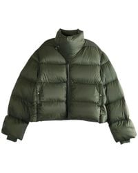 Rick Owens - Down Jacket With Asymmetrical Zip - Lyst