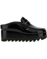Stella McCartney - Sneakelyse Cozy Clog Cracked Patent - Lyst