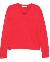 DUNST - Wool And Cashmere V-Necked Sweater - Lyst