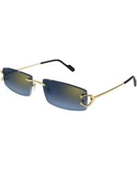 Cartier - Sunglasses Ct0465S 002/18/145 - Lyst