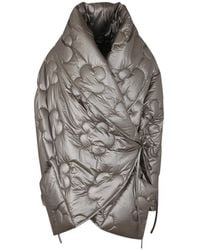Maria Calderara - Padded Wrap Choc Oversized Fluffy Hug - Lyst