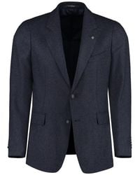 Tagliatore - Single-Breasted Two-Button Jacket - Lyst