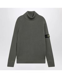 Stone Island - Military Ribbed Turtleneck Sweater - Lyst