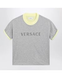Versace - Reversible/ Cotton Jersey T-Shirt - Lyst