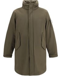 C.P. Company - C.P. Shell-R Padded Long Parka Ivy - Lyst