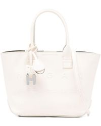 Hogan - Mini Leather Tote Bag - Lyst