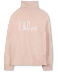 Chloé - Pull With Logo - Lyst