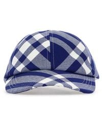 Burberry - Tartan Baseball Cap - Lyst