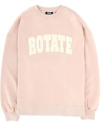 ROTATE BIRGER CHRISTENSEN - Rotate Birger Christensen Sweatshirt With Logo - Lyst