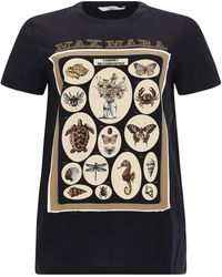 Max Mara - T-Shirt "Spadino" Con Stampa - Lyst