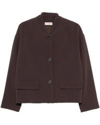 Alberto Biani - Button-Fastening Flap-Pocket Jacket - Lyst