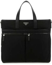 Prada - Re-Nylon Tote Bag - Lyst