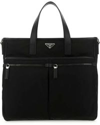 Prada - Re-Nylon Tote Bag - Lyst