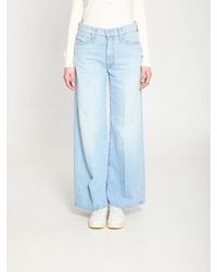 Mother - The Ditcher Roller Zip Skimp Jeans - Lyst