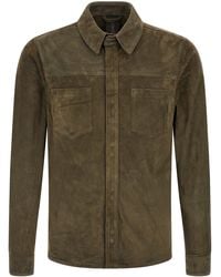 Giorgio Brato - Suede Shirt Gloves - Lyst