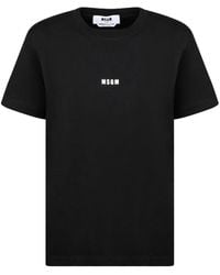 MSGM - Cotton Clothing T-Shirts And Polos - Lyst