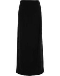 Fendi - Stretch Cady Skirt Wool - Lyst