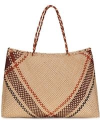 Dragon Diffusion - Handwoven Leather Tote Bag Goatskin/Hircus Goatskin Handbags - Lyst