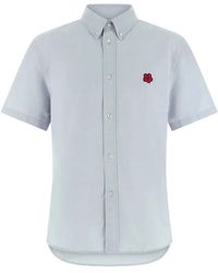 KENZO - Oxford Cotton Shirt - Lyst