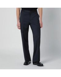 Lardini - Stretch Crepe Formal Trousers - Lyst