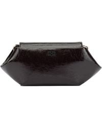 Ganni - "Bou East/West Shine" Shoulder Bag - Lyst