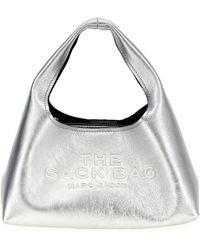 Marc Jacobs - 'The Metallic Leather Mini Sack Bag' Handbag - Lyst
