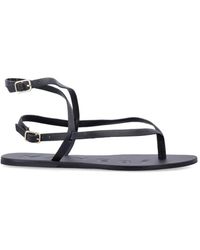 Manebí - Manebi Leather Thong Sandals - Lyst