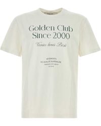 Golden Goose - Deluxe Brand Chalk Cotton T-Shirt - Lyst