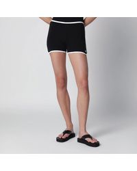 Courreges - Courrèges Contrast Mini Jersey Shorts - Lyst