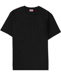 KENZO - Solid Crew Neck T-Shirt - Lyst