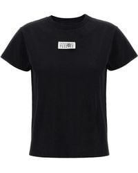 MM6 by Maison Margiela - 'Numeric Signature Mm6' T-Shirt - Lyst