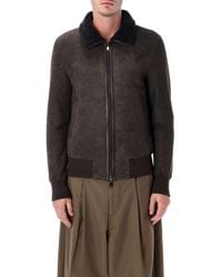 S.W.O.R.D - 6.6.44 Shearling Jacket With Fur Collar - Lyst