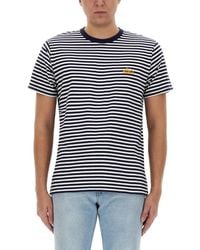 Woolrich - Striped T Shirt - Lyst