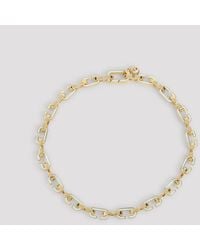 CASABLANCA - And Light Enamel C Link Brass Necklace - Lyst