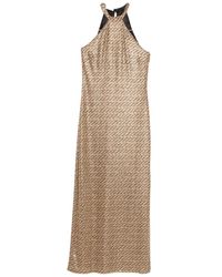 Siyu - Tallis Halterneck Maxi Dress - Lyst