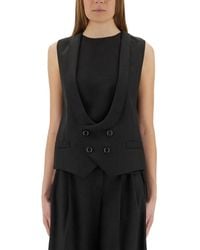Moschino - Virgin Wool Vest - Lyst