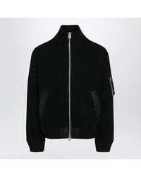 Sacai - Fisherman Wool Knit Cardigan - Lyst