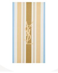 Saint Laurent - Cassandre Striped Stole - Lyst