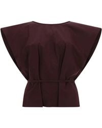 Alysi - Sleeveless Top With Belt - Lyst