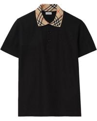 Burberry - Pique Polo Shirt - Lyst