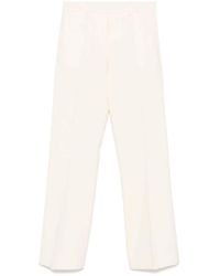 Alberto Biani - Wool Flared Trousers - Lyst