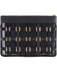 Elisabetta Franchi - Studs Clutch Bag - Lyst
