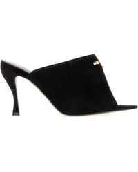 Balenciaga - Suede Midnight City Mules - Lyst