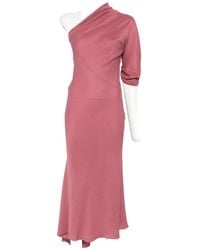 Cortana - Aldara Silk Long Dress - Lyst