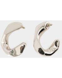 McQueen Punk Hoop & Chain Cuff For Right Ear in Metallic | Lyst