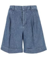 Valentino Garavani - Short Denim - Lyst