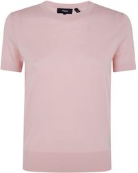 Theory - Basic Tee .Regal Wo - Lyst