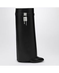 Moncler - High-Style Leather Shark Lock Boot - Lyst
