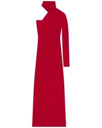 Courreges - Courregès Draped Oneshoulder Dress - Lyst