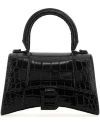 Balenciaga - Leather Xs Hourglass Handbag - Lyst